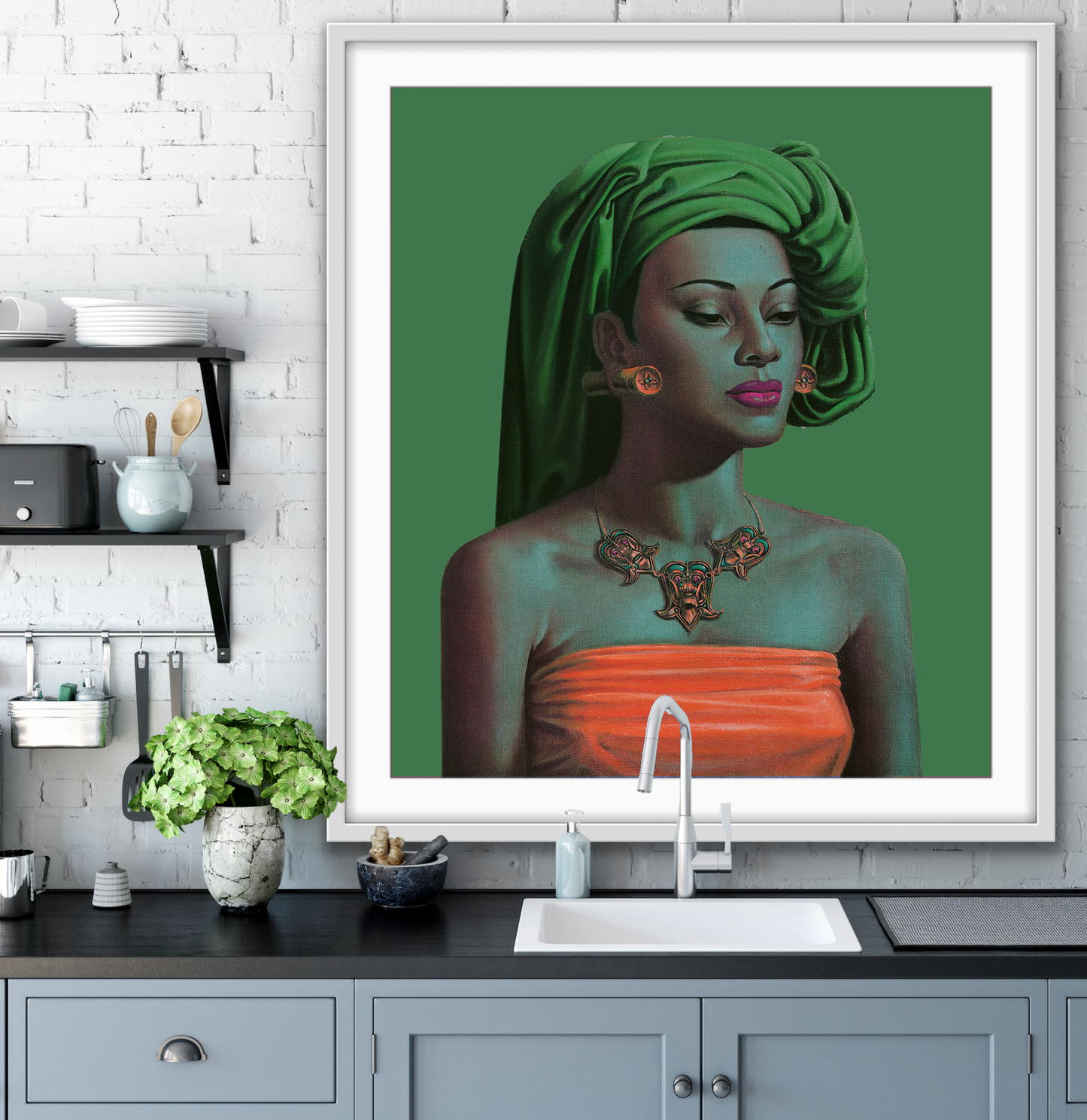 Balinese Girl Contemporary - Tretchikoff Print