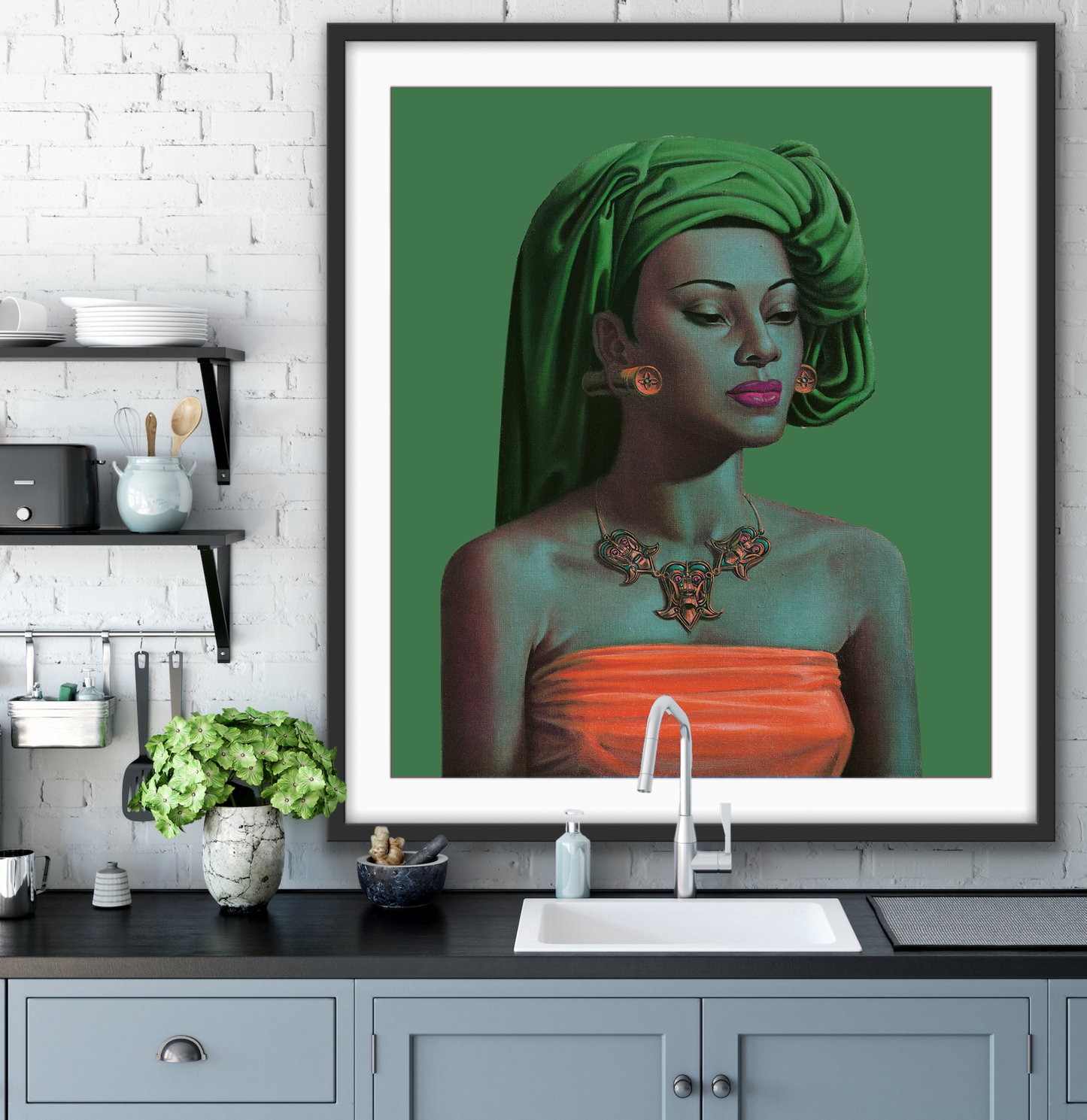 Balinese Girl Contemporary - Tretchikoff Print