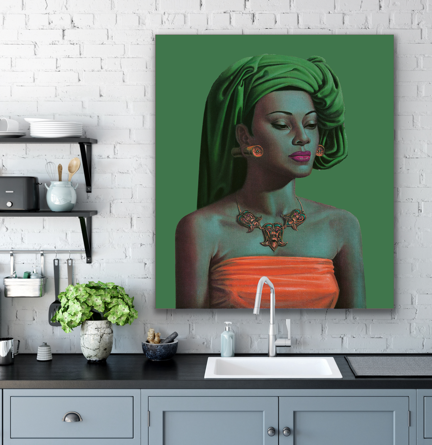 Balinese Girl Contemporary - Tretchikoff Print