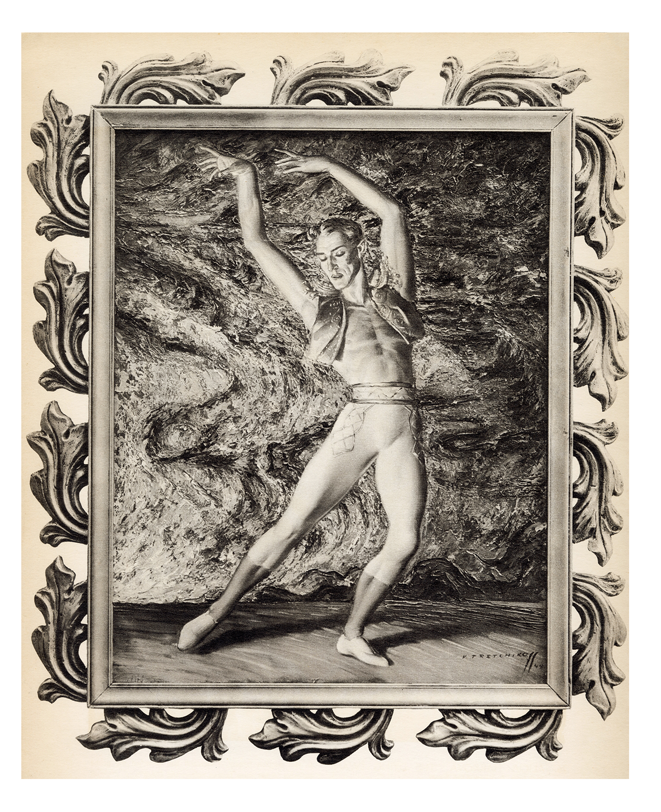 Anton Dolin In "Bolero" - Tretchikoff Print