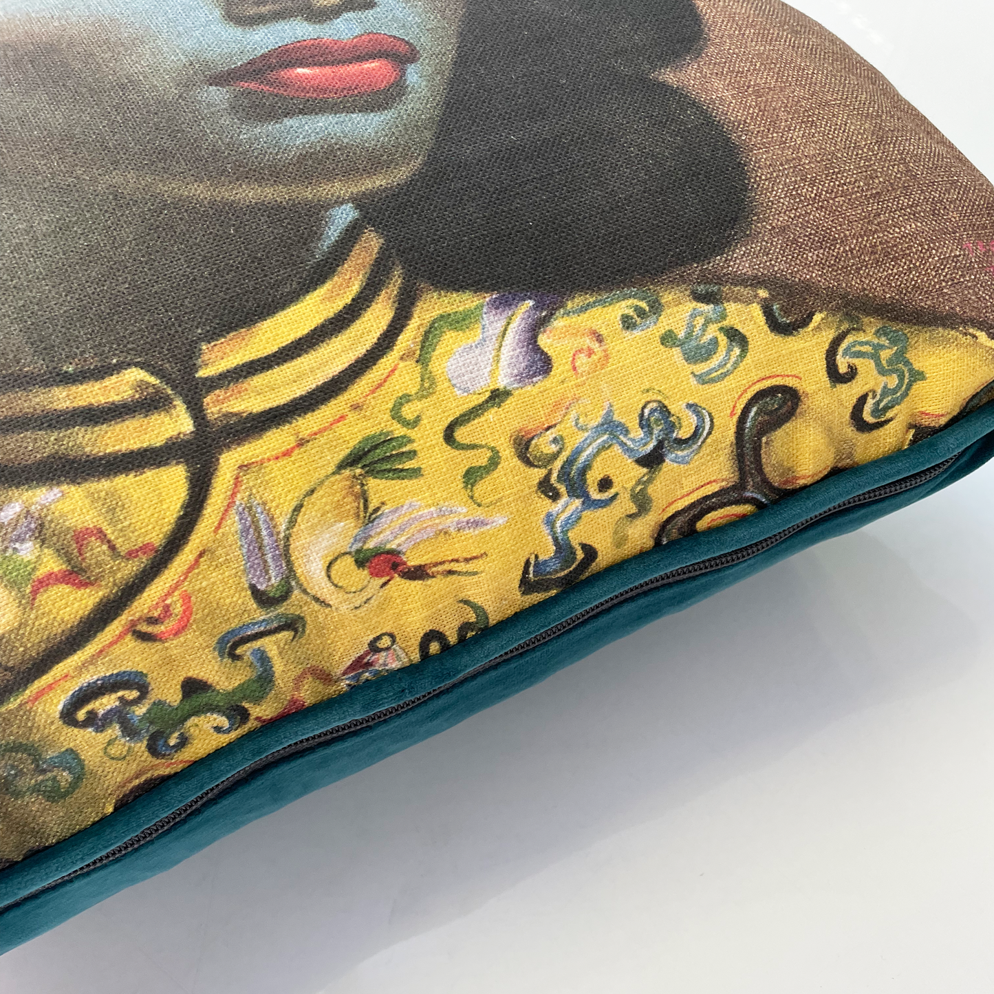 Chinese Girl Rectangle Cushion Cover - Tretchikoff
