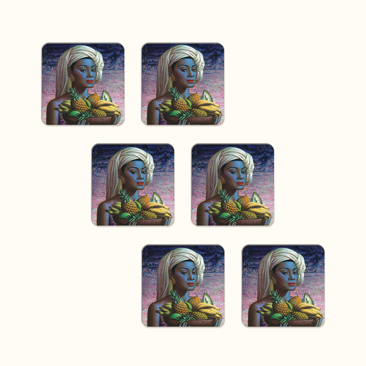 Fruits of Bali Coaster Set - Tretchikoff