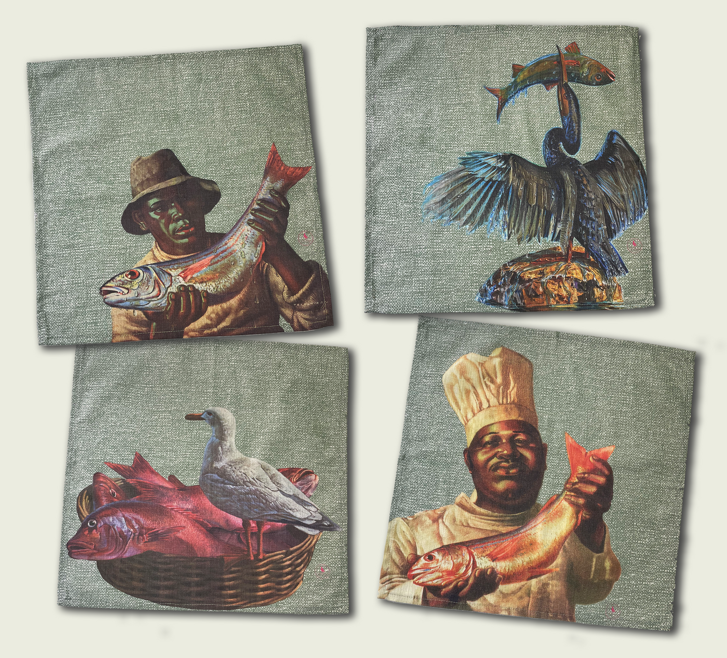 Seaside Collection Napkin Set - Tretchikoff