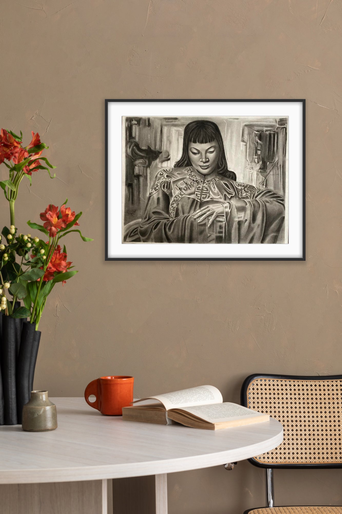 Lady of Orient Reimagined - Tretchikoff X Shani Krebs - Original Artwork