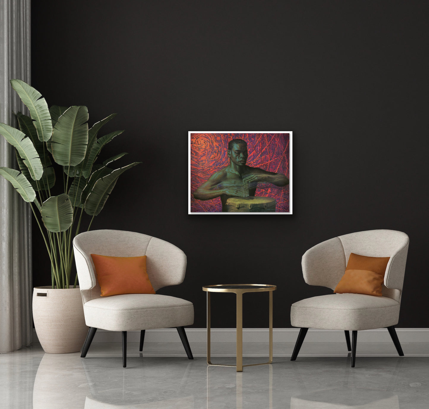 African Drummer - Tretchikoff Print