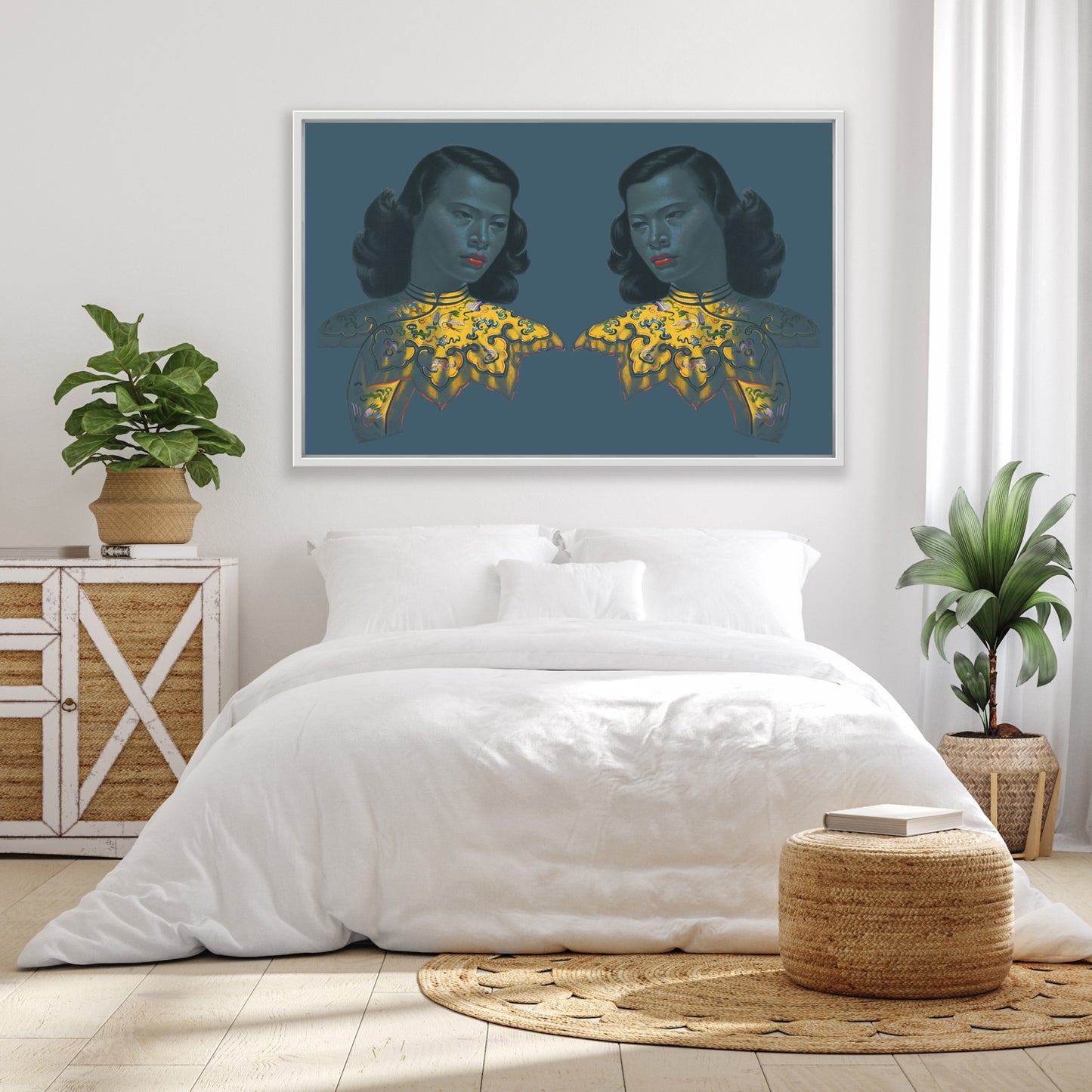 Blue Chinese Girl Contemporary - Tretchikoff Print