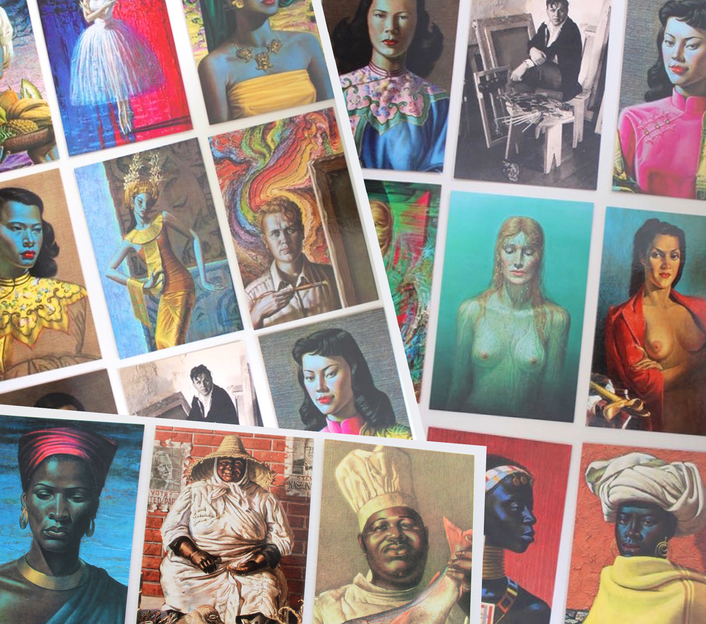 Special Edition Tretchikoff Set of 50 Postcards