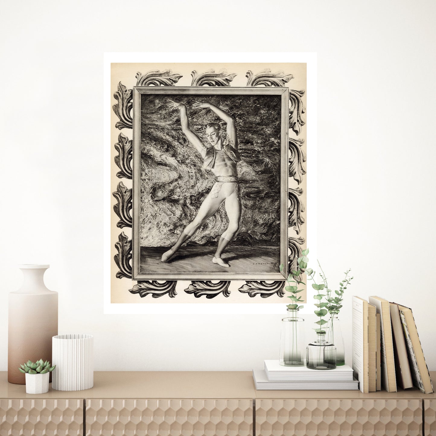 Anton Dolin In "Bolero" - Tretchikoff Print