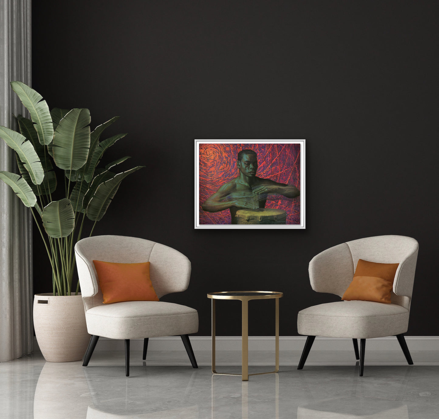 African Drummer - Tretchikoff Print