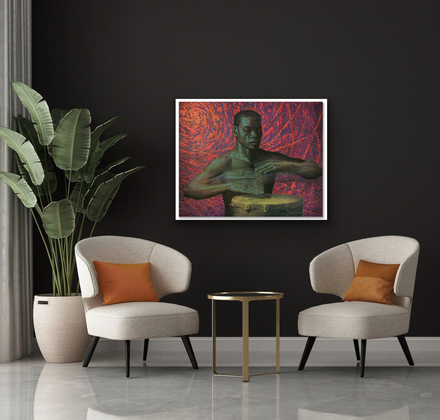 African Drummer - Tretchikoff Print