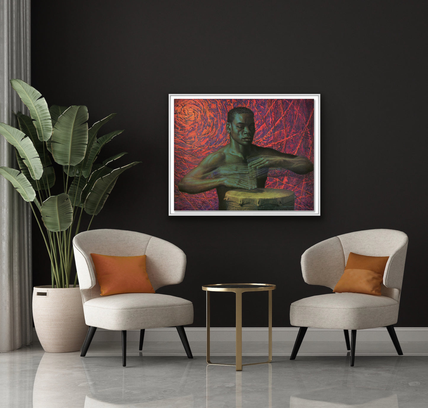 African Drummer - Tretchikoff Print