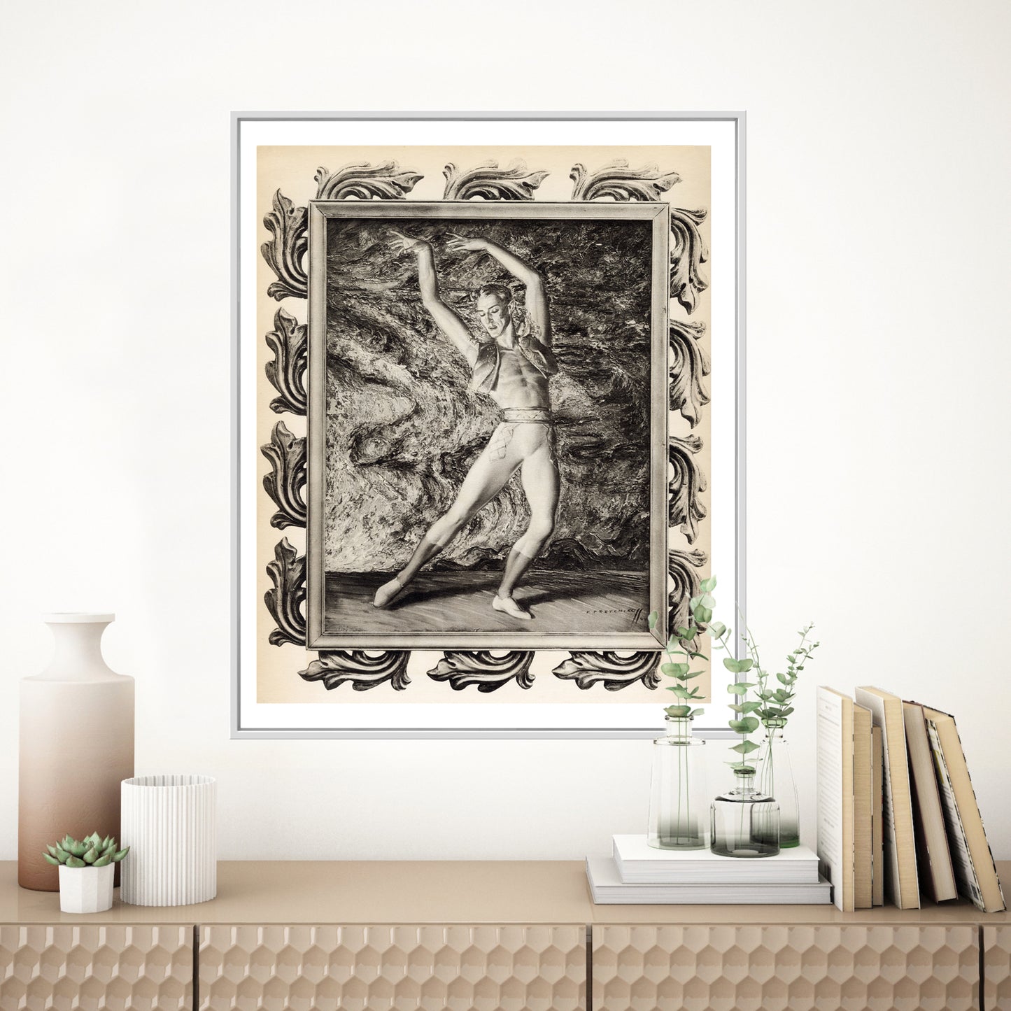 Anton Dolin In "Bolero" - Tretchikoff Print