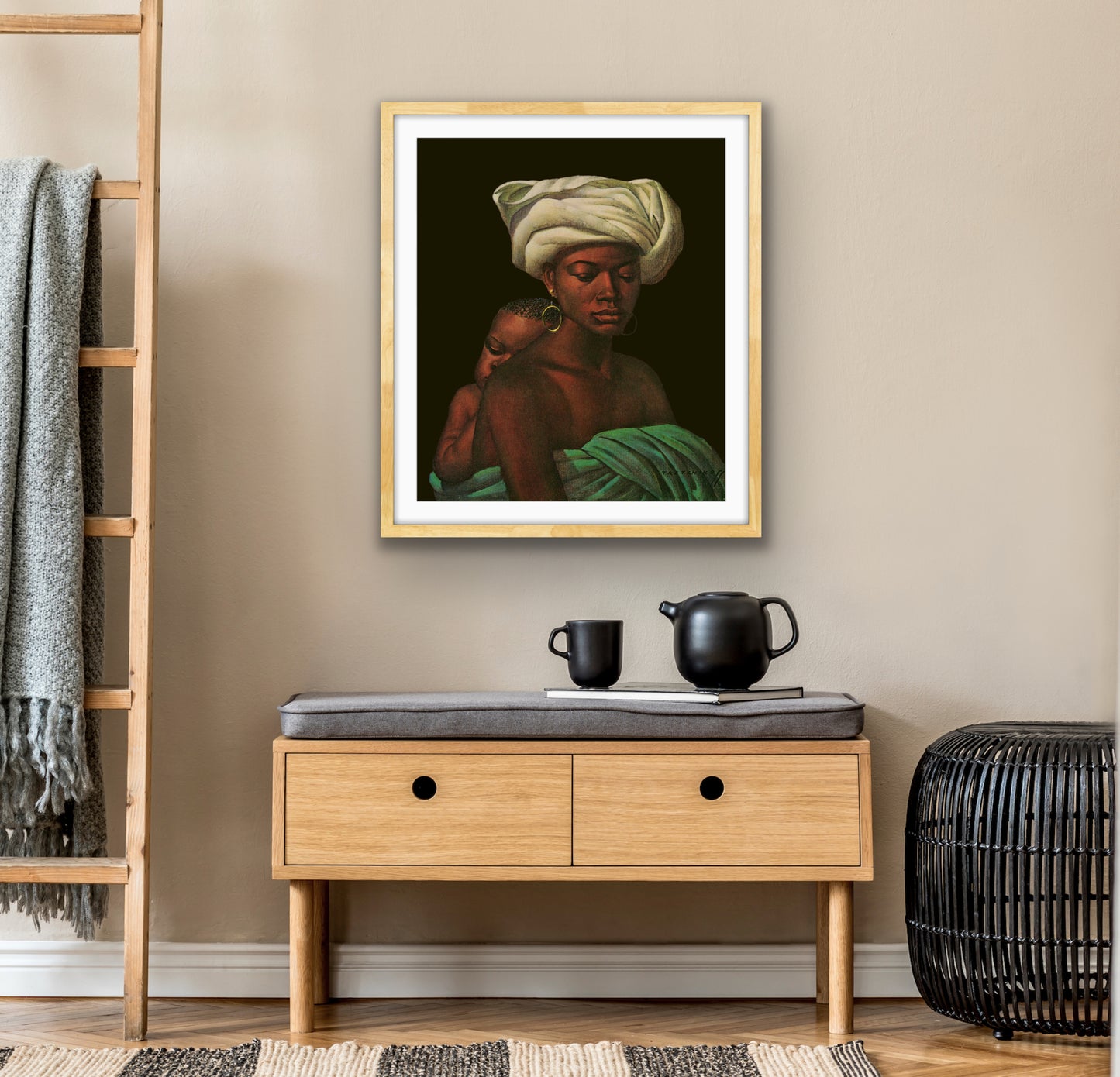 Mother and Child Contemporary - Tretchikoff Print