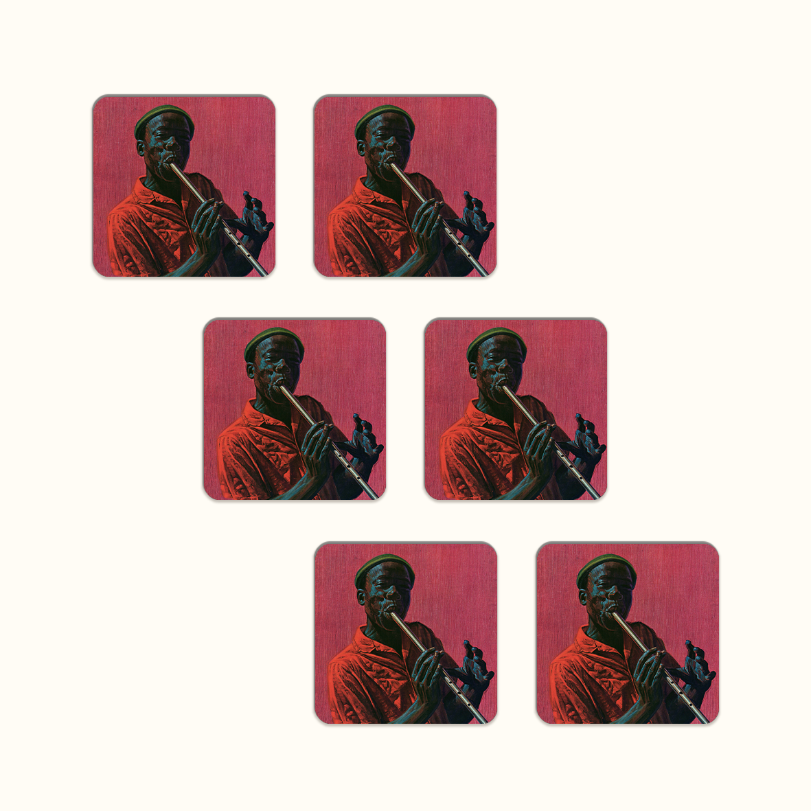 Kwela Boy Coaster Set - Tretchikoff