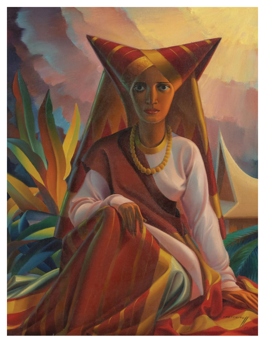 Lady of Sumatra, Java in Colour - Tretchikoff Print