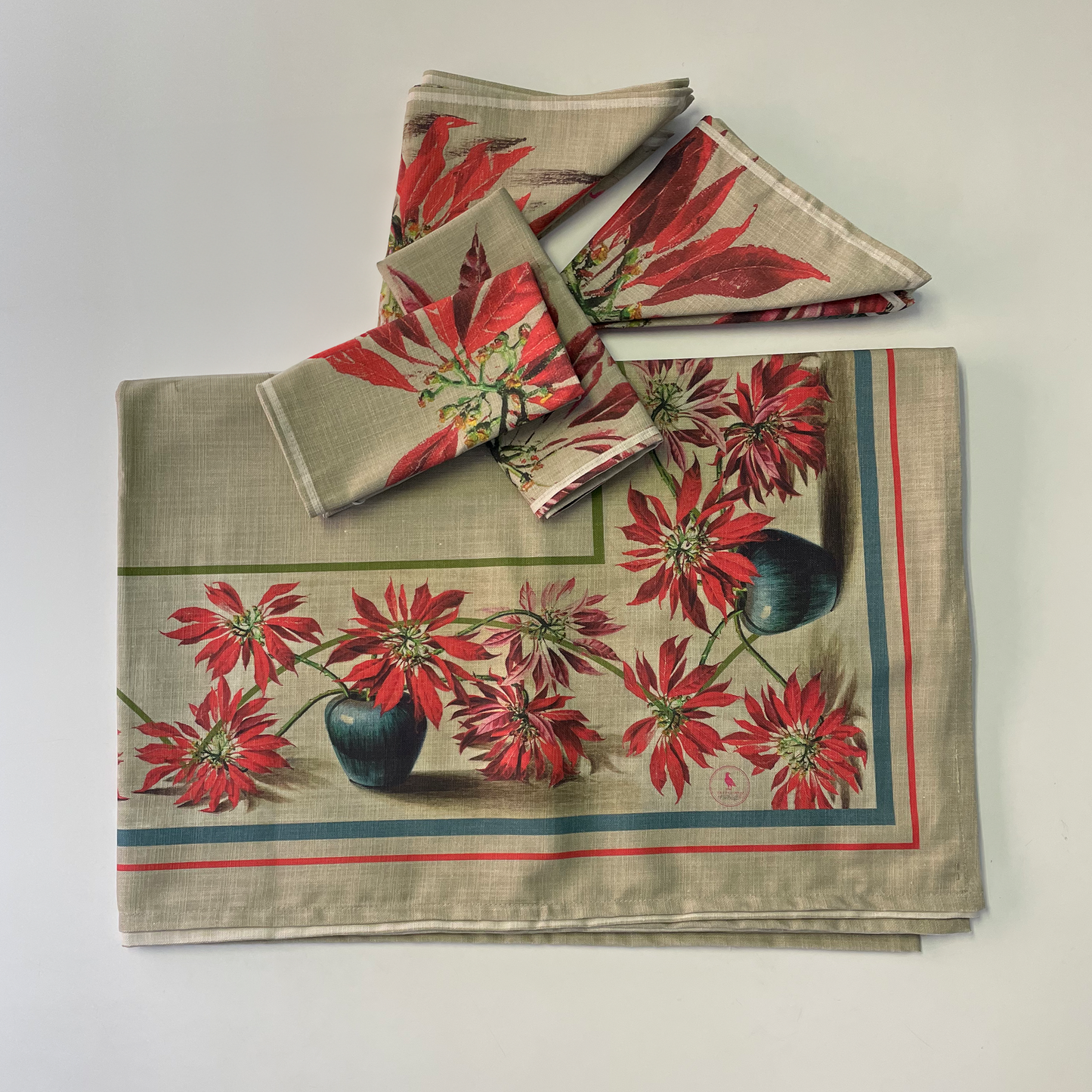 Poinsettias Tablecloth - Tretchikoff