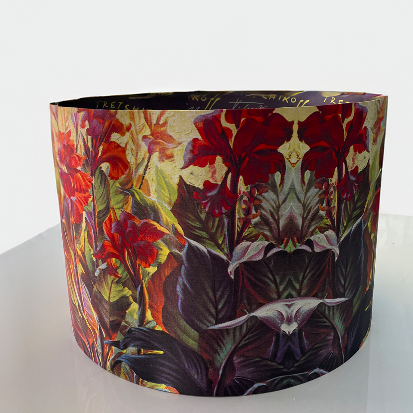 Red Cannas Lampshade - Tretchikoff