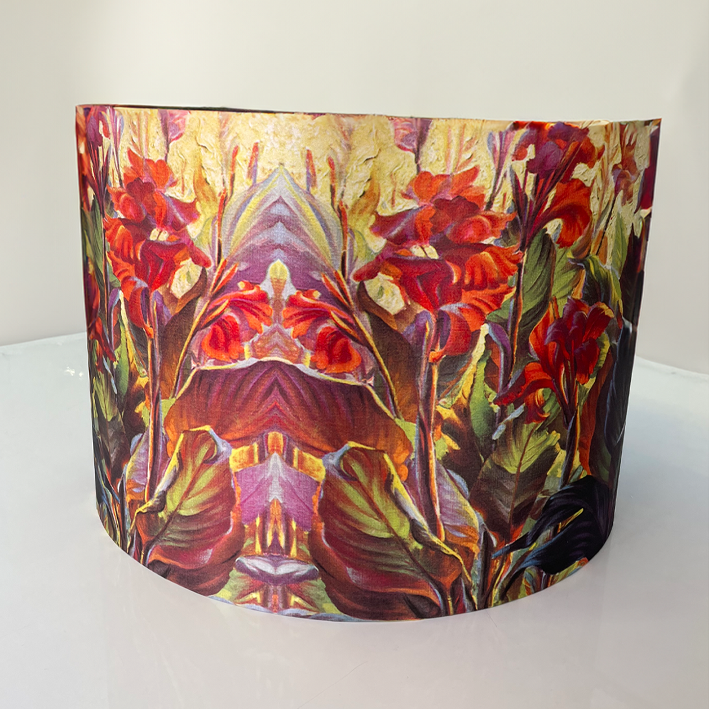 Red Cannas Lampshade - Tretchikoff