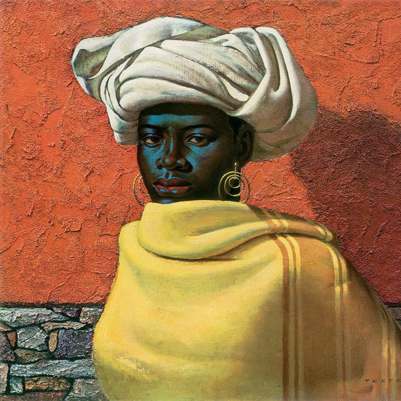 Swazi Girl Wallpaper - Tretchikoff