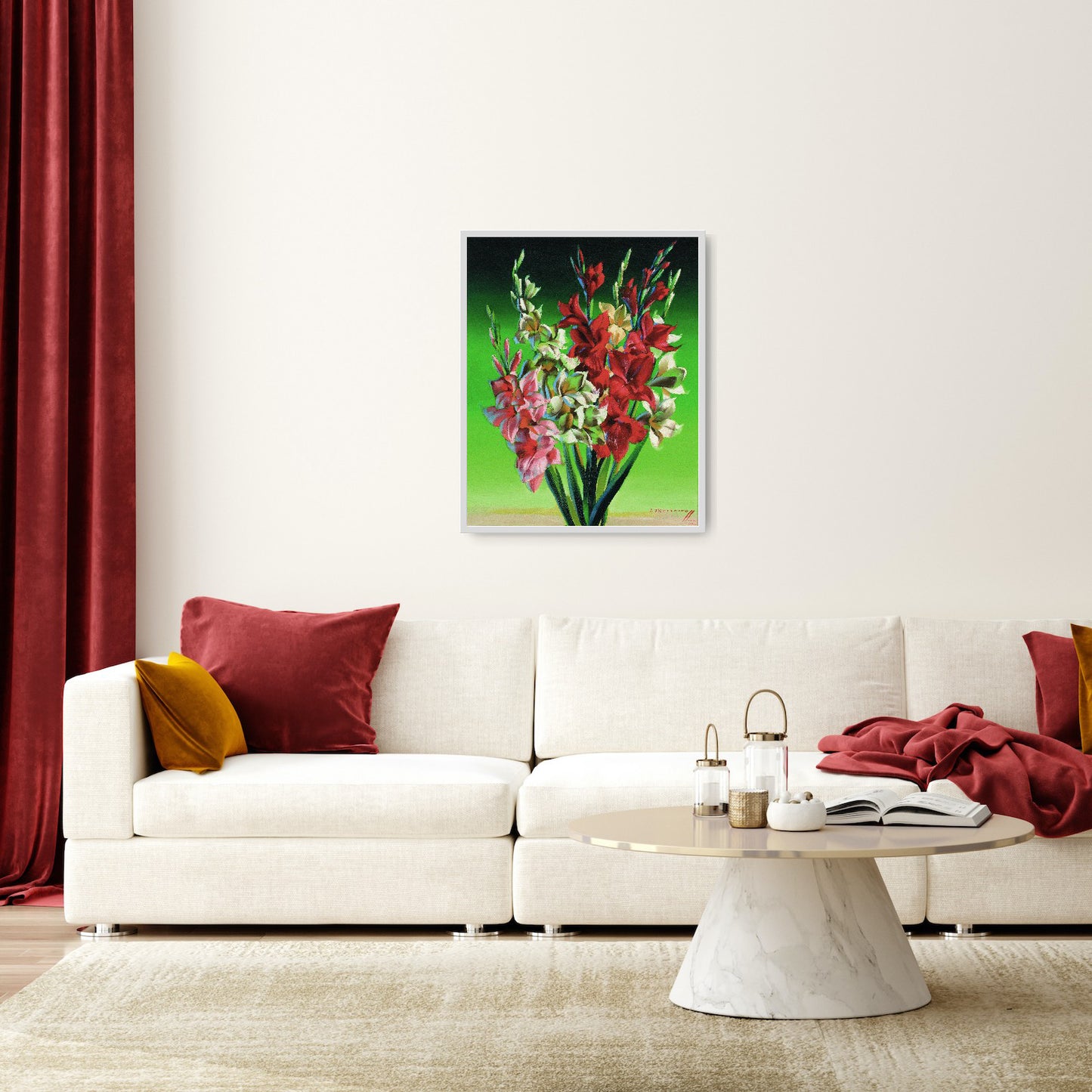 Gladioli- Tretchikoff Print