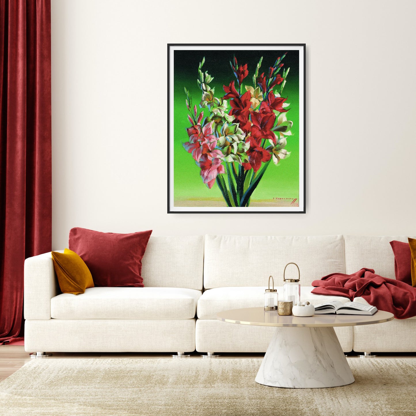Gladioli- Tretchikoff Print