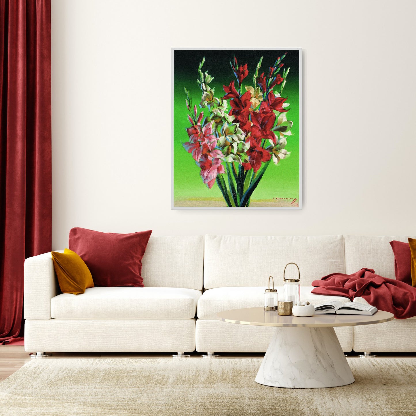 Gladioli- Tretchikoff Print