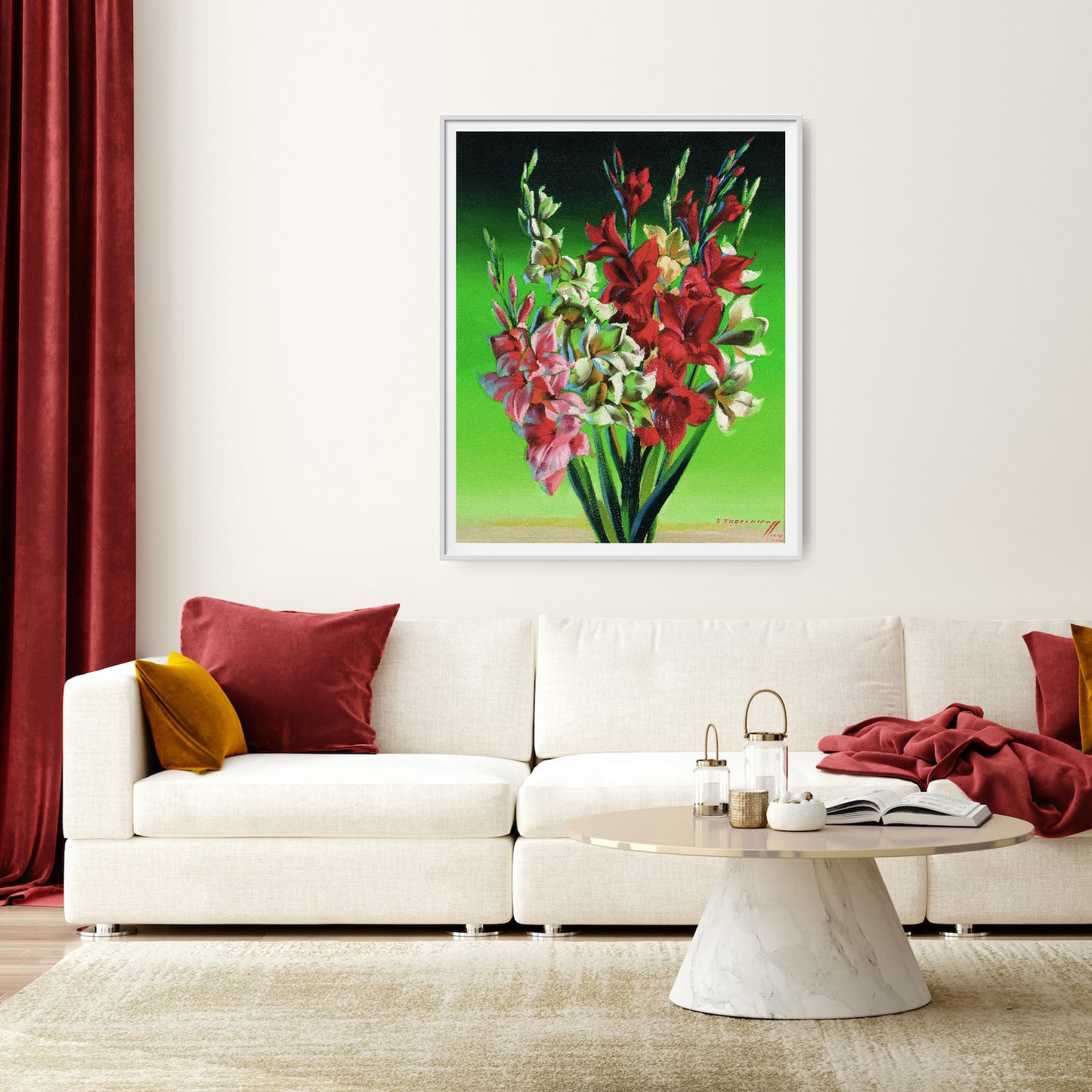 Gladioli- Tretchikoff Print