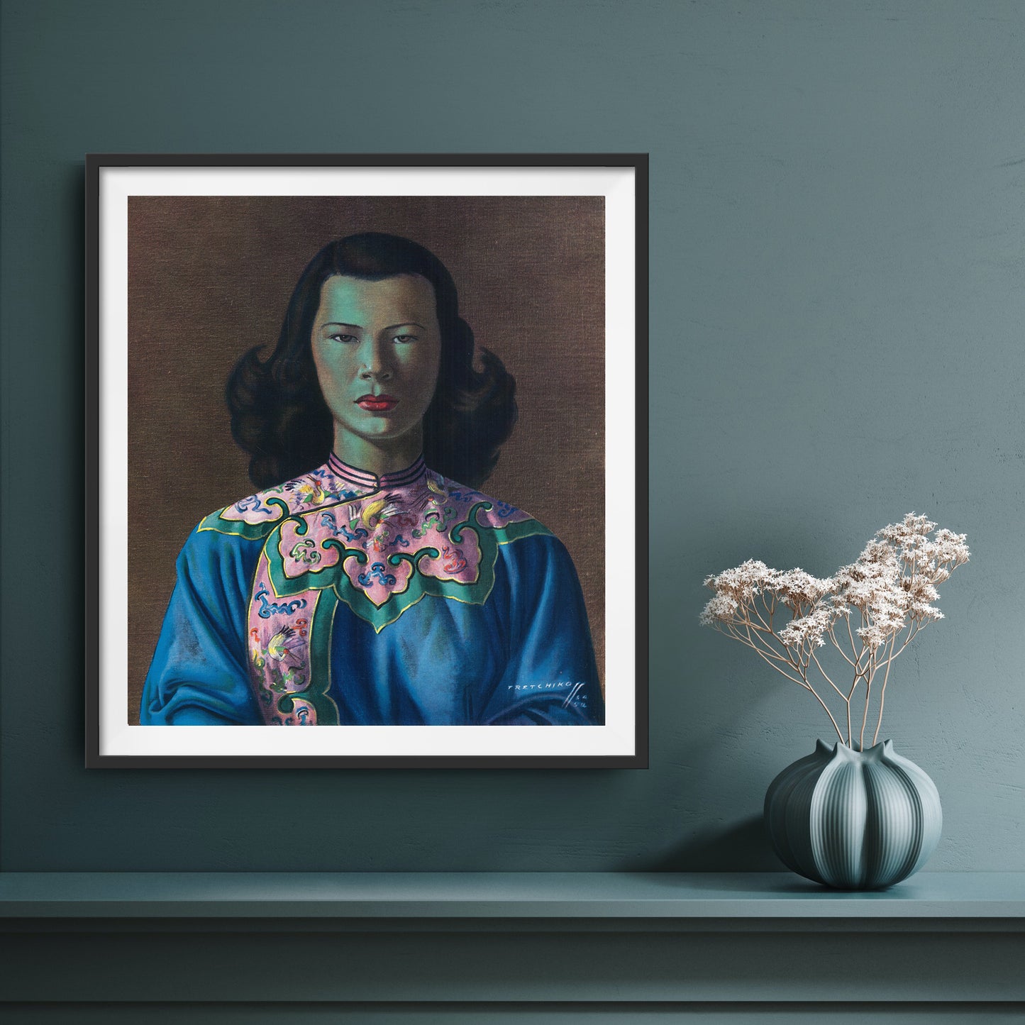 Chinese Girl (Blue Jacket) 1954 - Tretchikoff Print