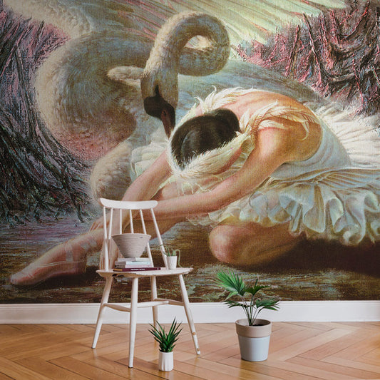 Dying Swan Wallpaper - Tretchikoff