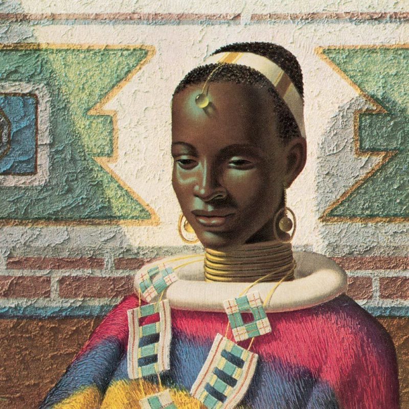 Woman of Ndebele Wallpaper - Tretchikoff