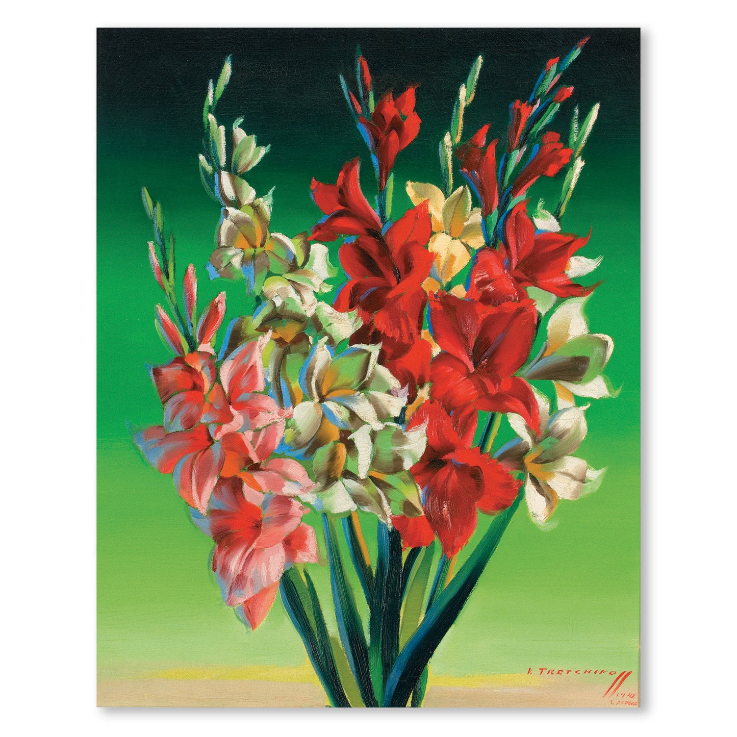 Gladioli- Tretchikoff Print