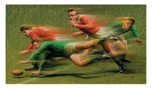 'The Try' Springboks vs British Lions - Tretchikoff Print