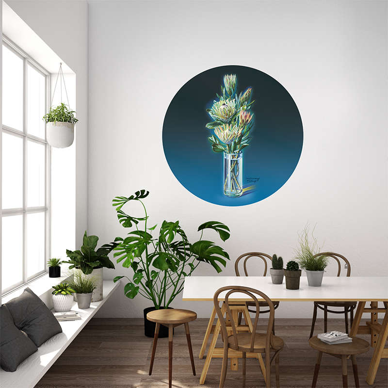 Proteas | Premium Vinyl Wall Decal | Tretchikoff