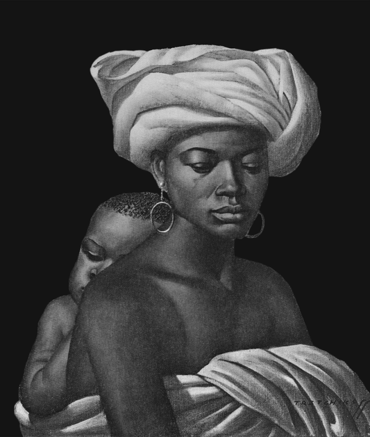 Mother and Child Contemporary - Tretchikoff Print