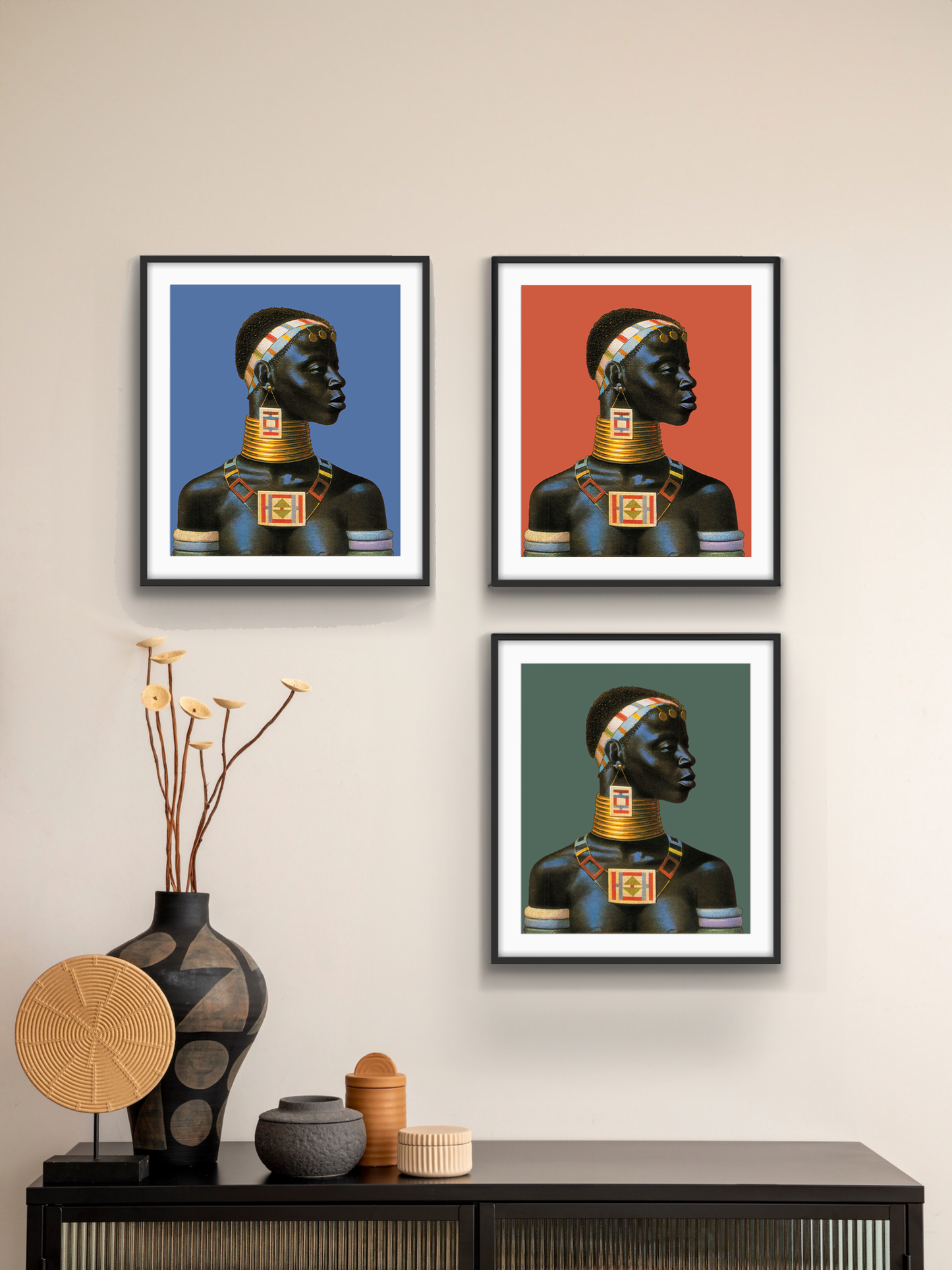 Ndebele Woman Contemporary Multiples - Tretchikoff Print