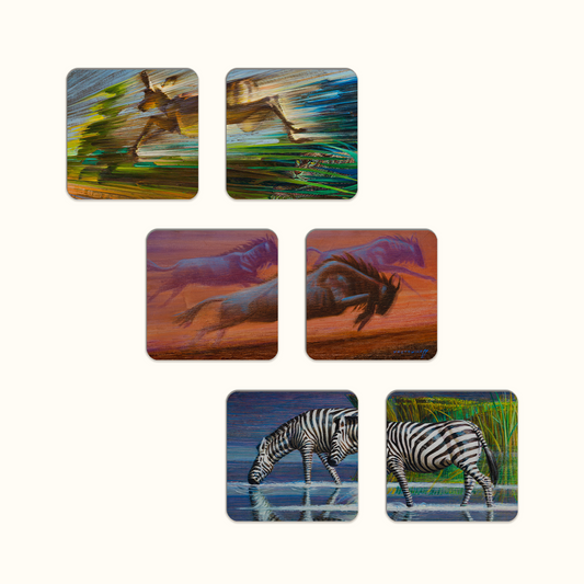 In the Wild Coaster Set - Tretchikoff