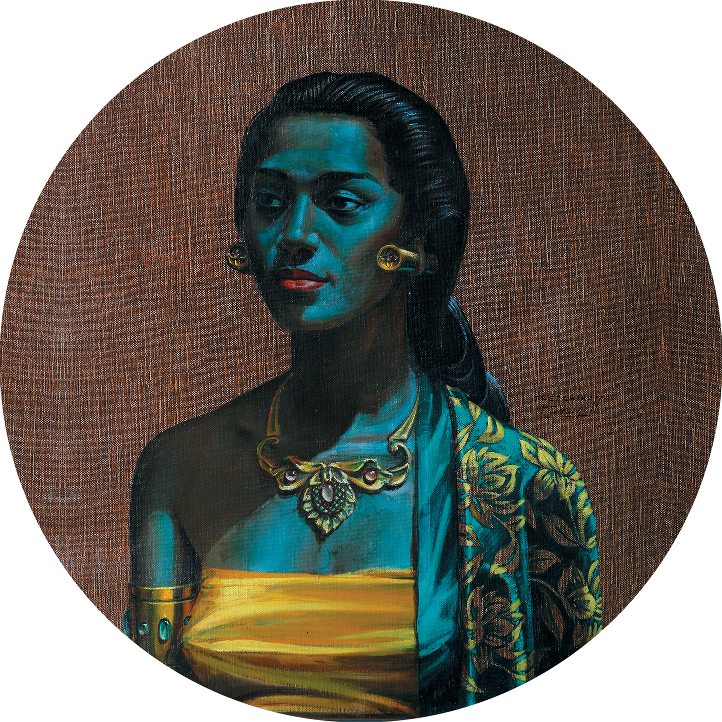 Balinese Woman | Premium Vinyl Wall Decal | Tretchikoff