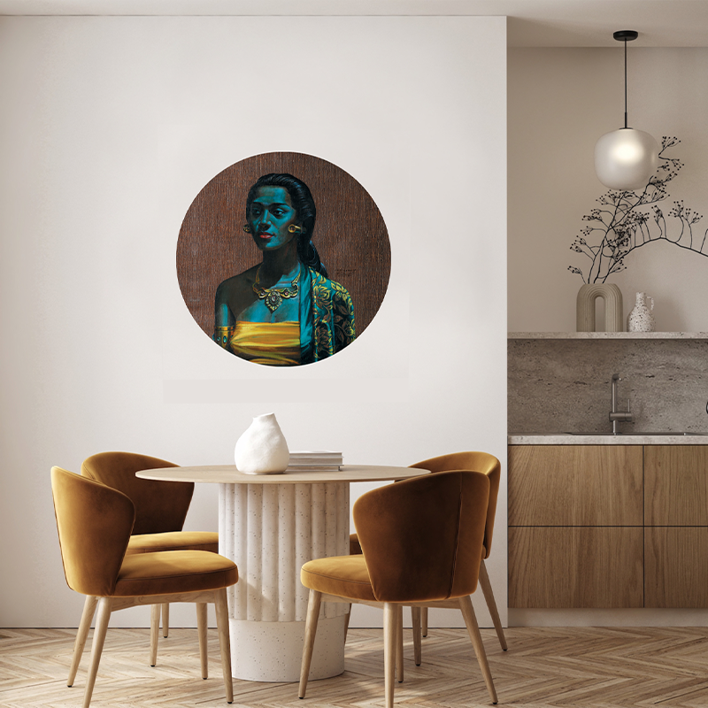 Balinese Woman | Premium Vinyl Wall Decal | Tretchikoff