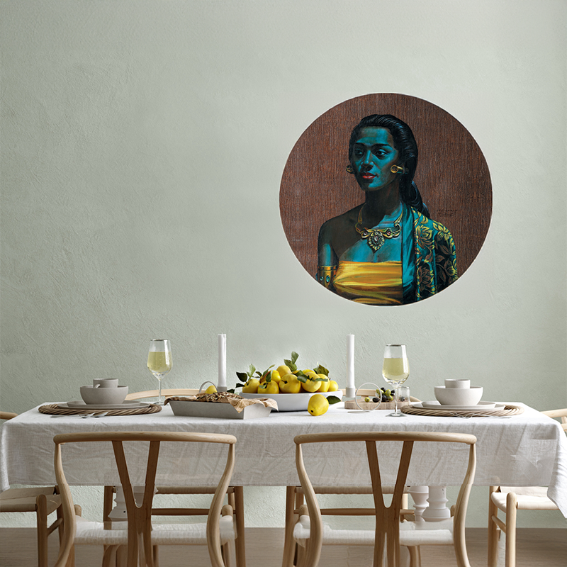 Balinese Woman | Premium Vinyl Wall Decal | Tretchikoff