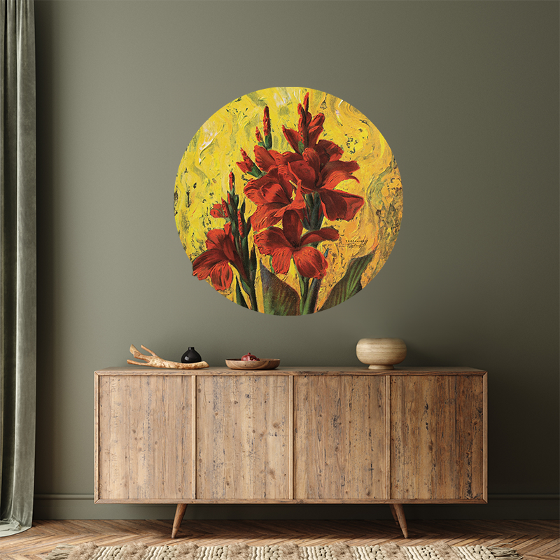 Cannas | Premium Vinyl Wall Decal | Tretchikoff