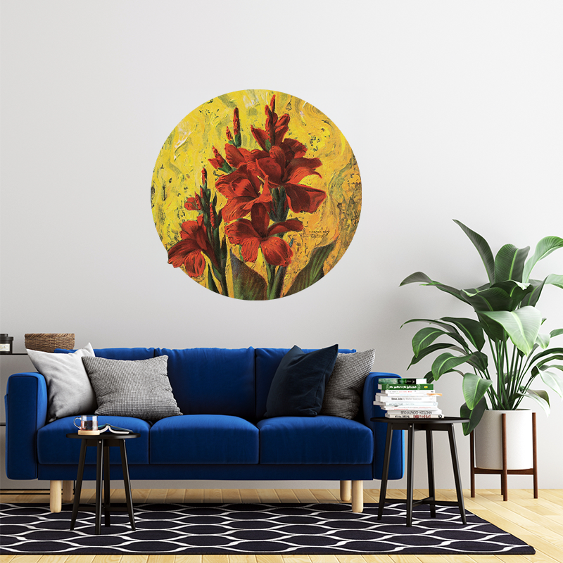 Cannas | Premium Vinyl Wall Decal | Tretchikoff