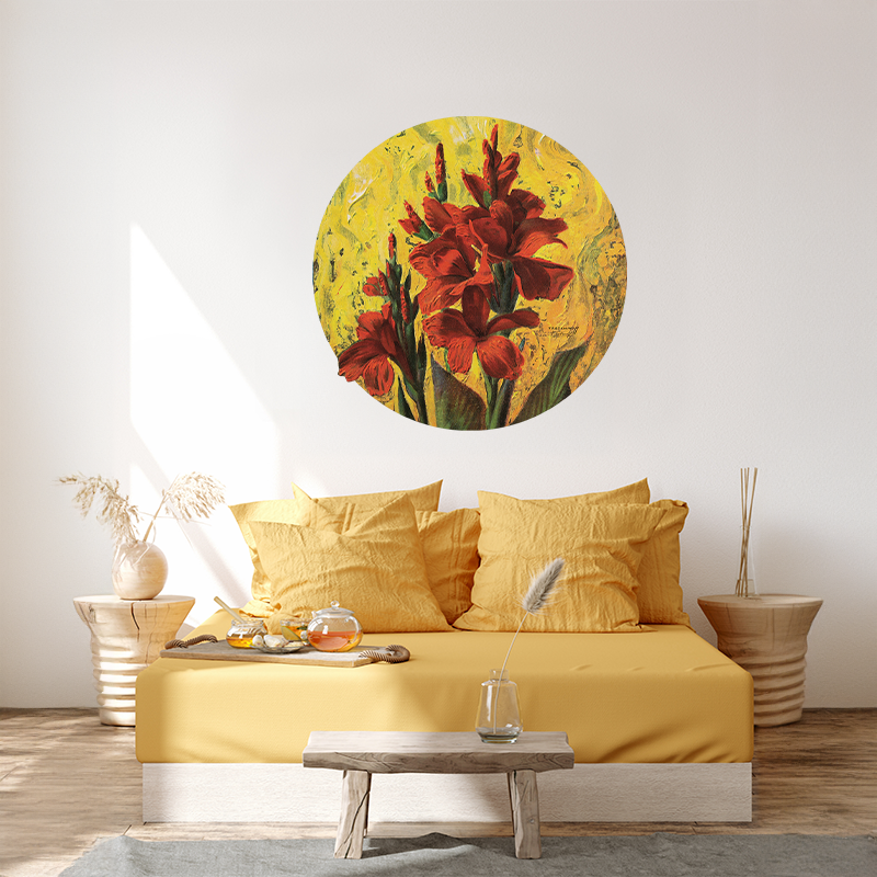 Cannas | Premium Vinyl Wall Decal | Tretchikoff