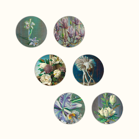 Floral Dancer Coaster Set - Tretchikoff