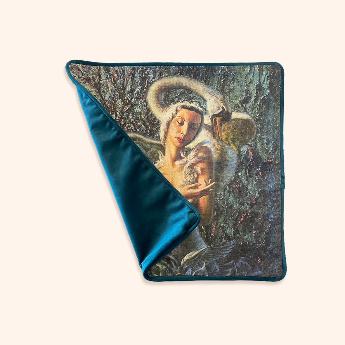 Dying Swan Square Cushion Cover - Tretchikoff