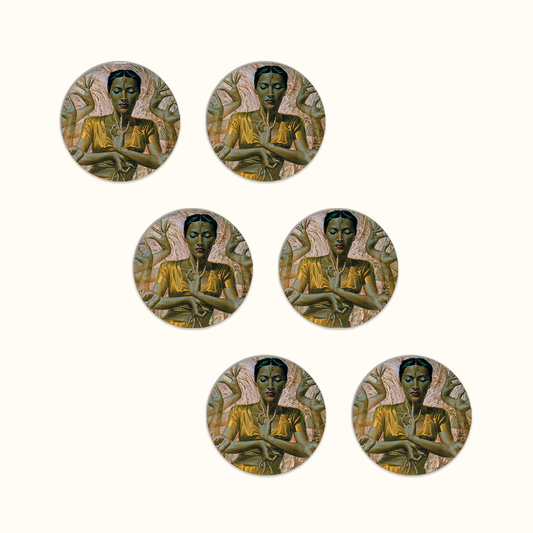 Hindu Dancer Coaster Set - Tretchikoff