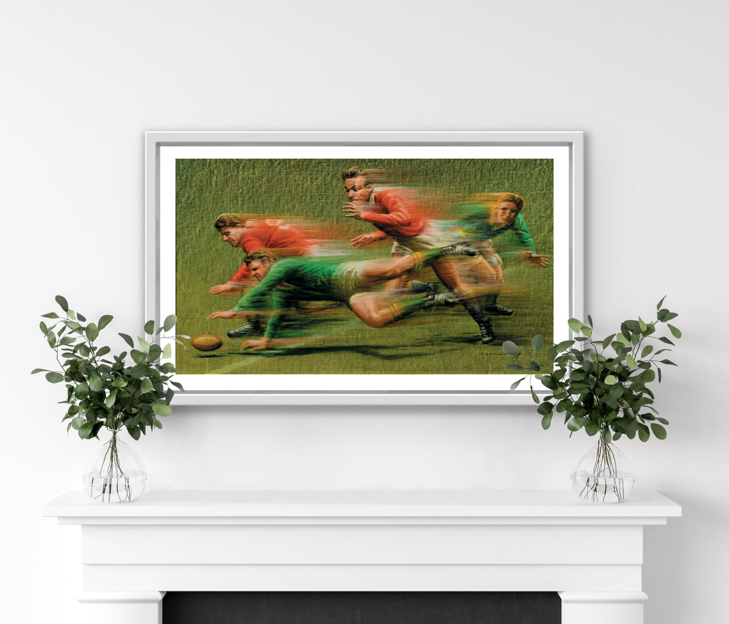 'The Try' Springboks vs British Lions - Tretchikoff Print