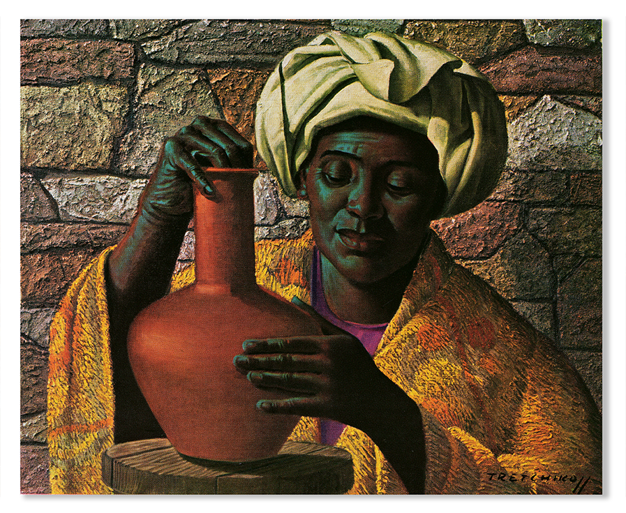 The Pot Maker - Tretchikoff Print