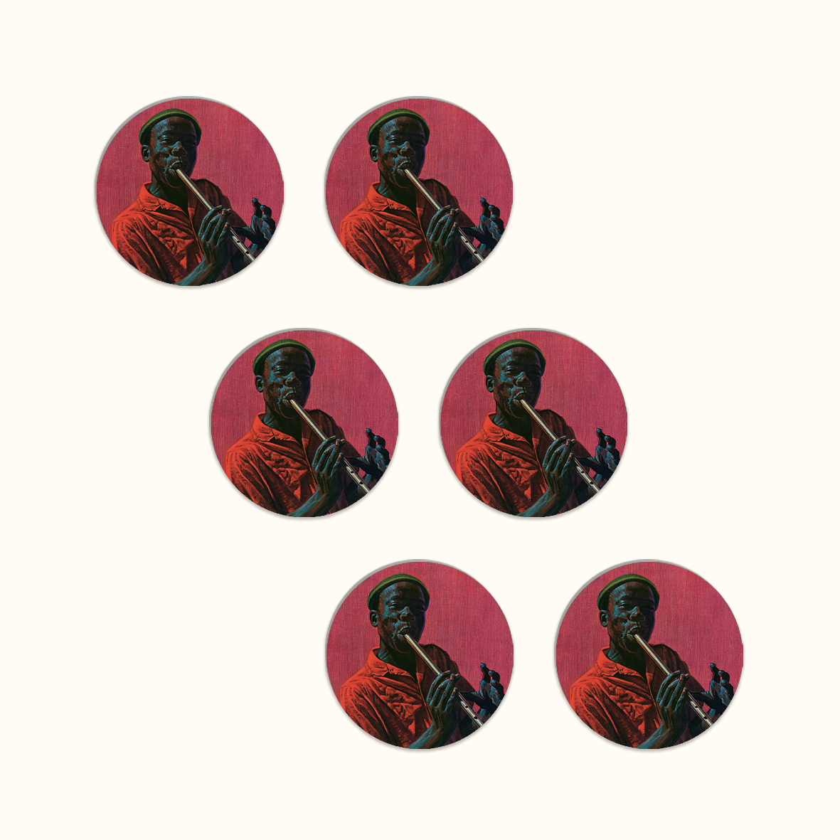 Kwela Boy Coaster Set - Tretchikoff