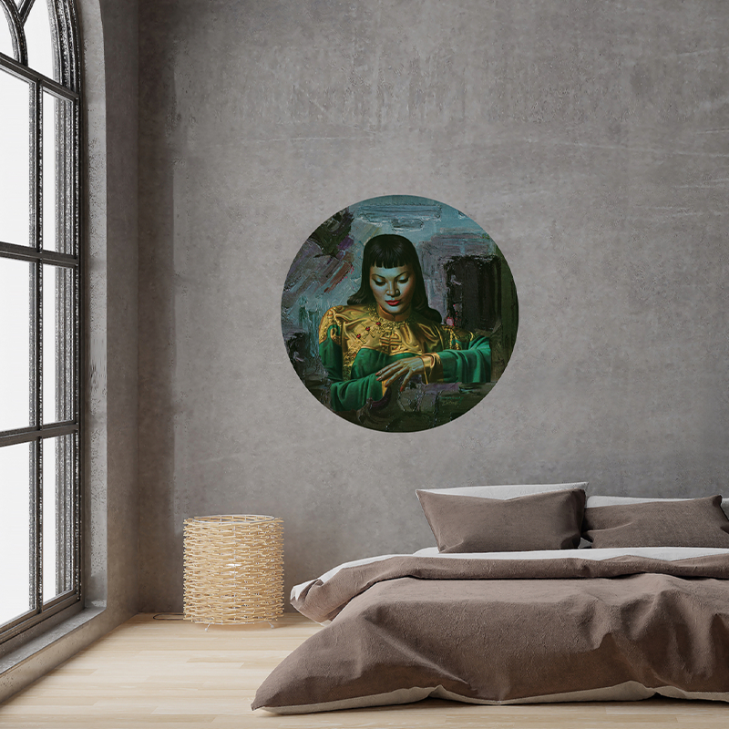 Lady From Orient | Premium Vinyl Wall Decal | Tretchikoff