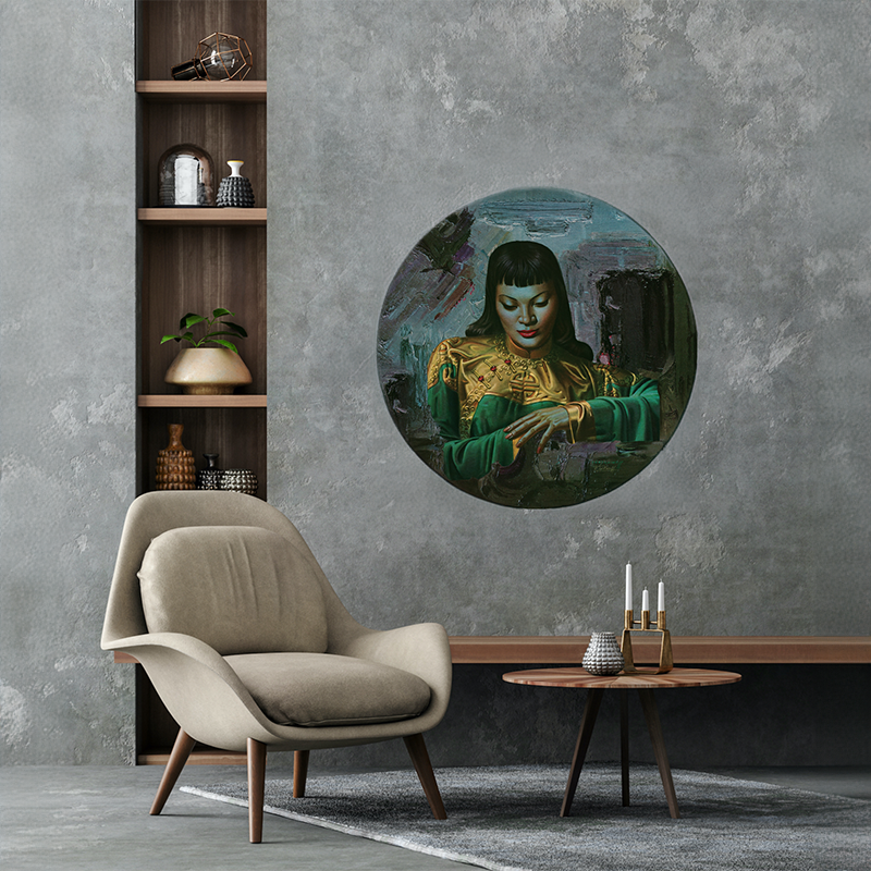 Lady From Orient | Premium Vinyl Wall Decal | Tretchikoff